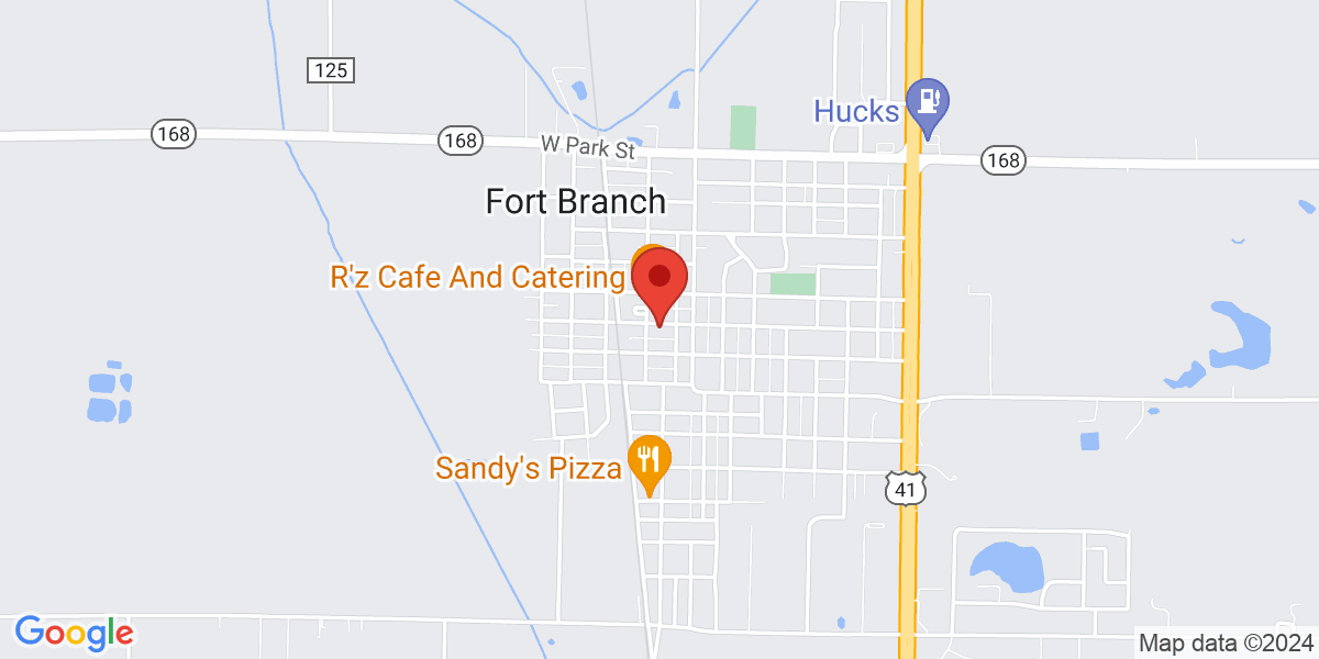 Map of Fort Branch Public Library
